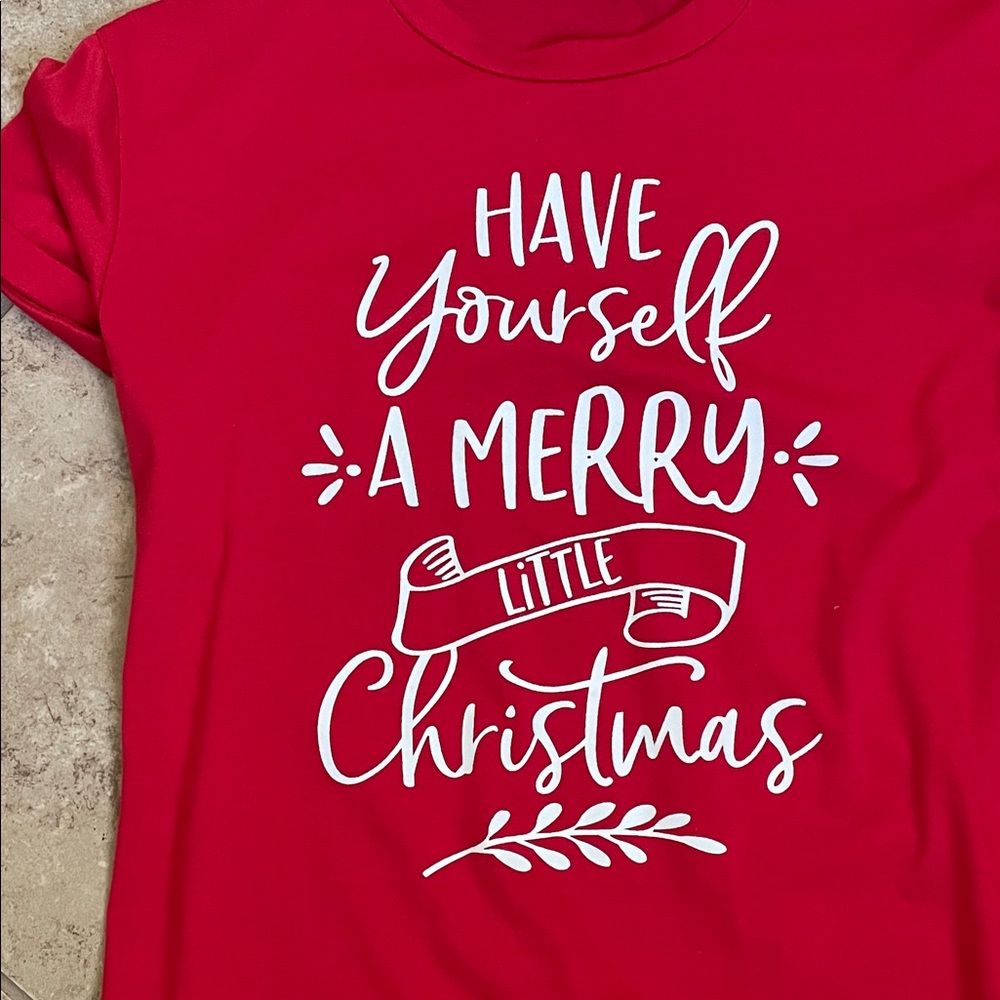 Red Christmas Graphic T-Shirt